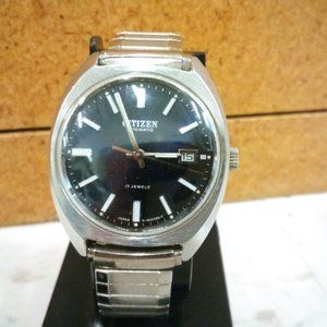 Working Pre-Loved Men’s Citizen 62-8310 Watch 17 Jewels Silver Color